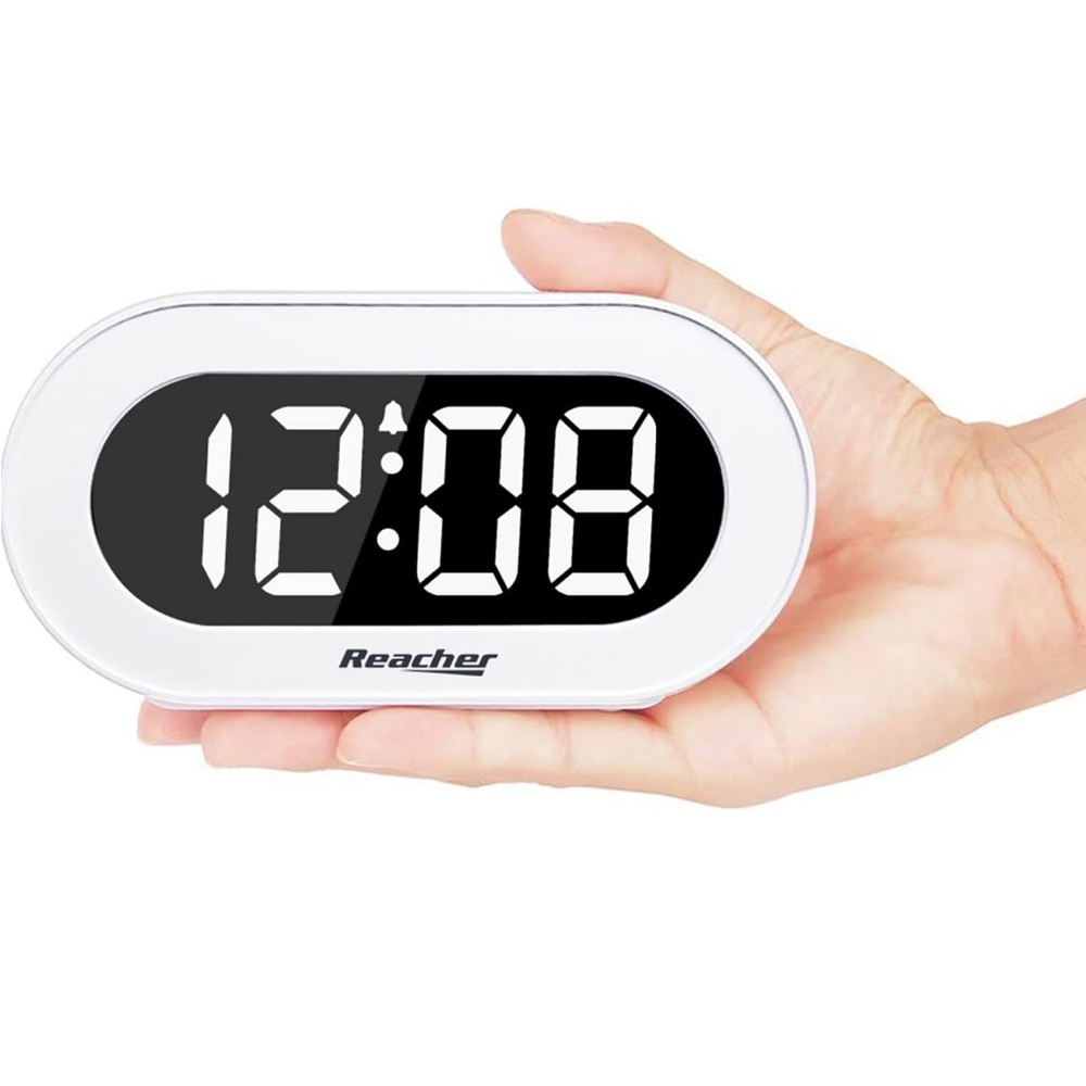 White Alarm Clock